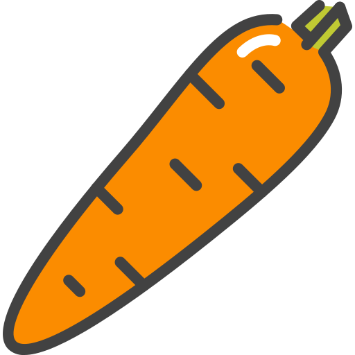 Морковь Generic Outline Color иконка