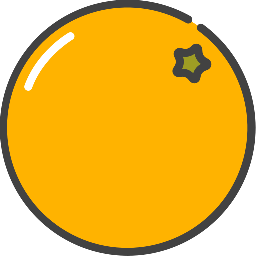 naranja Generic Outline Color icono