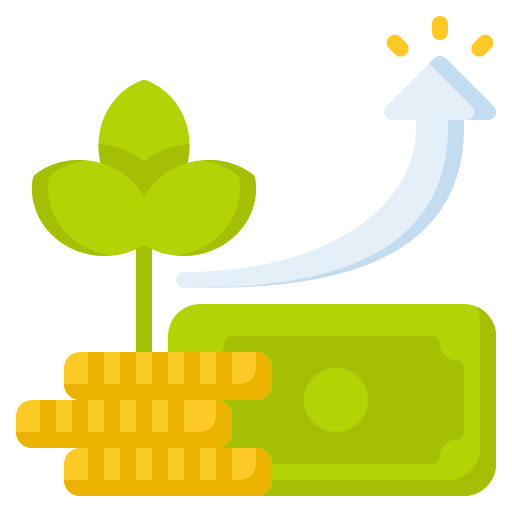 お金の増加 Generic Flat icon