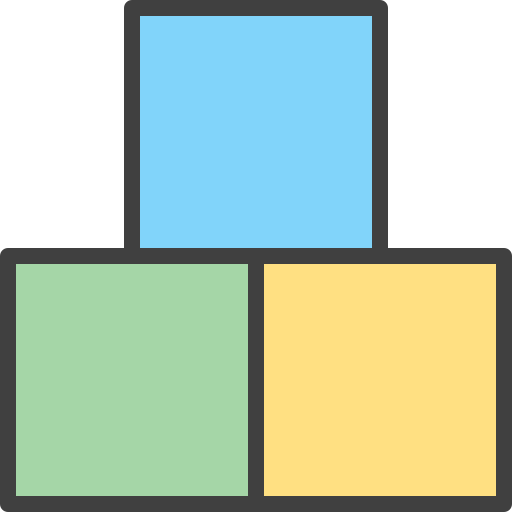 cubes Generic Outline Color Icône