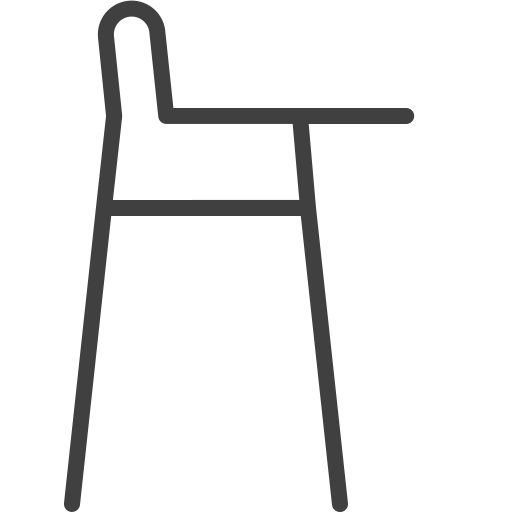 voedende stoel Generic Outline Color icoon