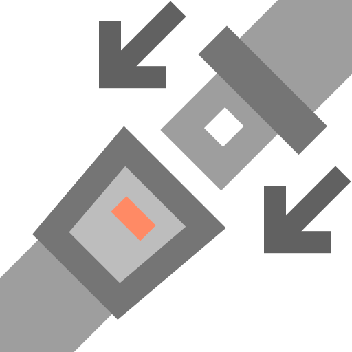 cintura di sicurezza Generic Flat icona