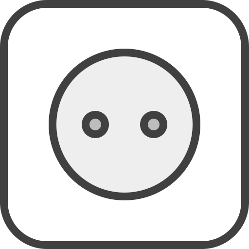 Electric socket Generic Outline Color icon
