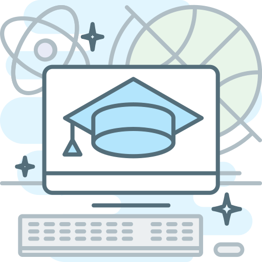 Distance education Generic Rounded Shapes icon