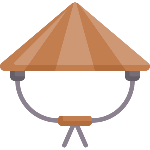 sombrero asiático Special Flat icono