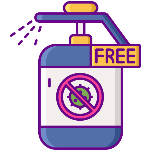 Hand sanitizer Flaticons Lineal Color icon