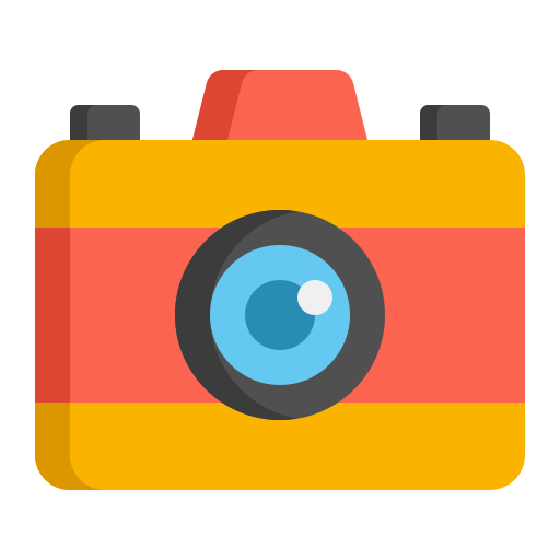 cámara Flaticons Flat icono