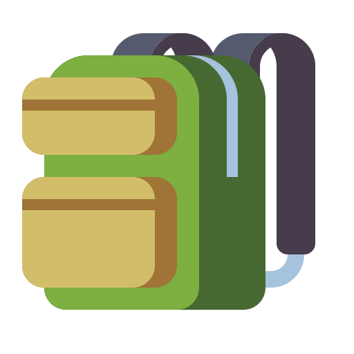 Backpack Flaticons Flat icon