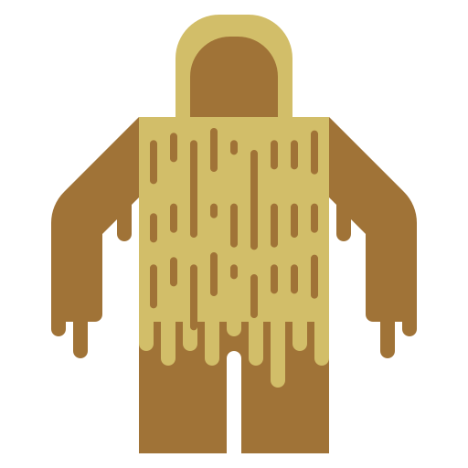 Ghillie suit Flaticons Flat icon
