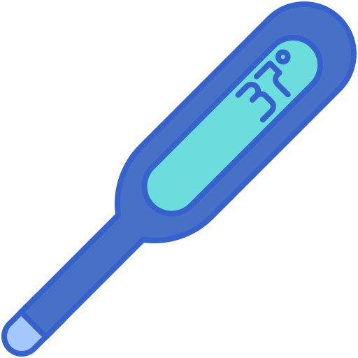 Thermometer Flaticons Lineal Color icon