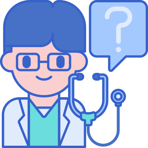 dokter Flaticons Lineal Color icoon