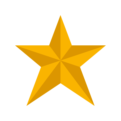 Звезда Flaticons Flat иконка
