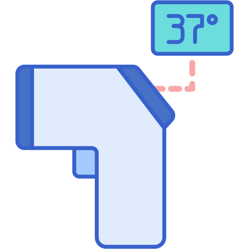 温度計 Flaticons Lineal Color icon