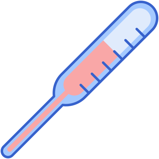 thermomètre Flaticons Lineal Color Icône