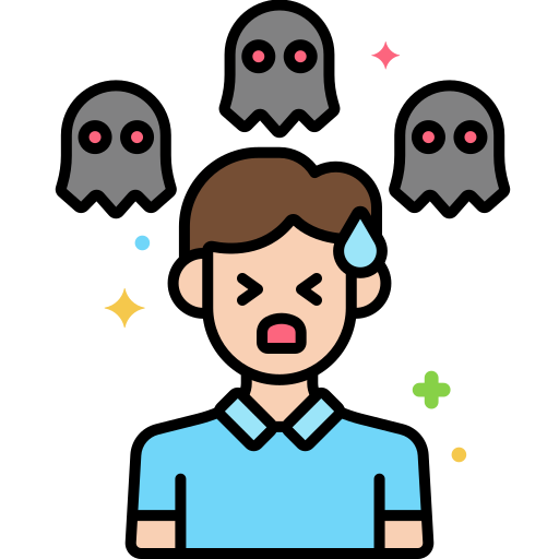 Fear Flaticons Lineal Color icon