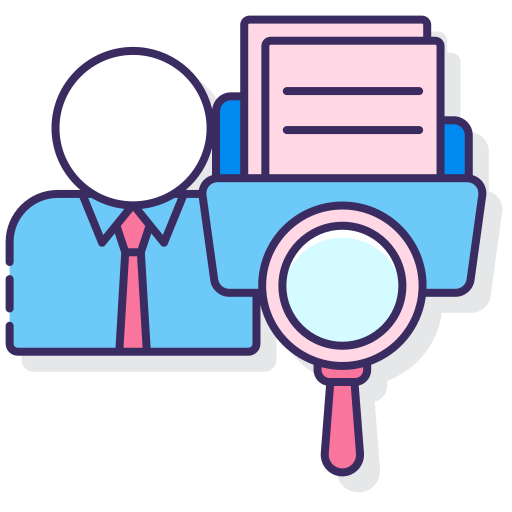 Auditor Flaticons Lineal Color icon