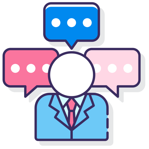 Consulting Flaticons Lineal Color icon