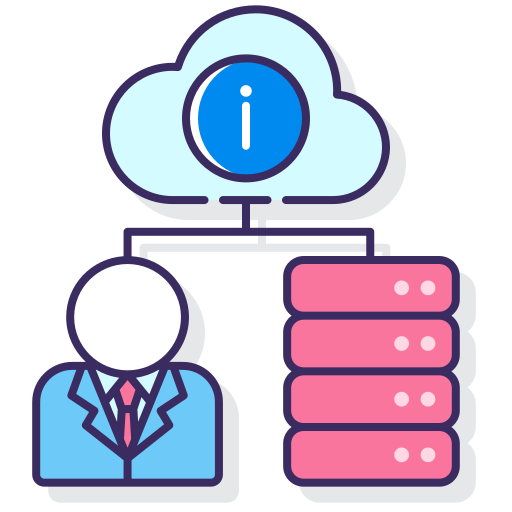 Information management Flaticons Lineal Color icon