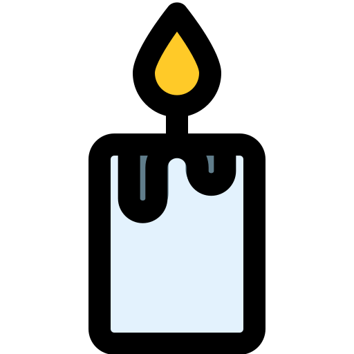 Candle Pixel Perfect Lineal Color icon