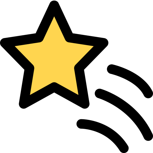 star Pixel Perfect Lineal Color icon
