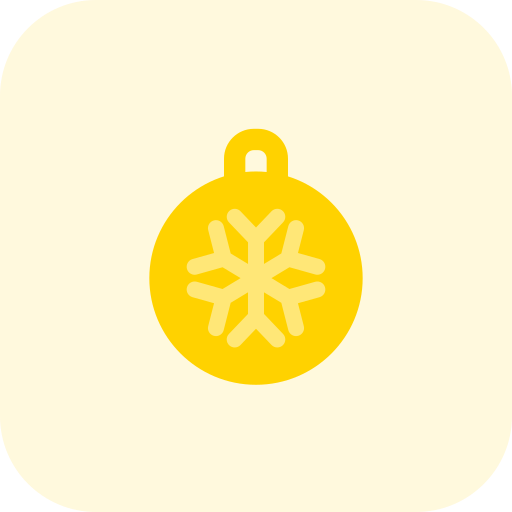 flocon de neige Pixel Perfect Tritone Icône