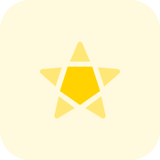 ster van david Pixel Perfect Tritone icoon