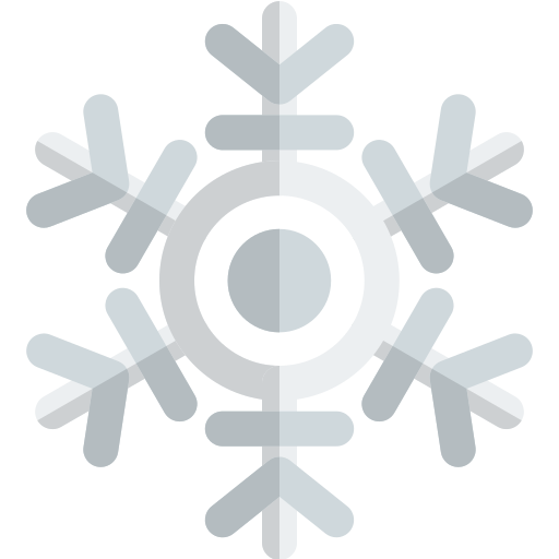 płatek śniegu Pixel Perfect Flat ikona