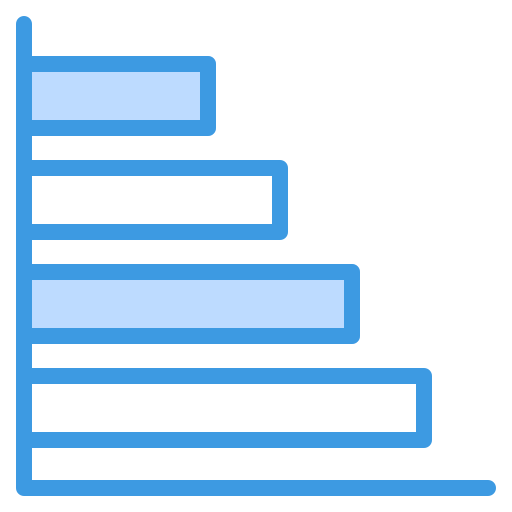 gráfico de barras Generic Blue Ícone