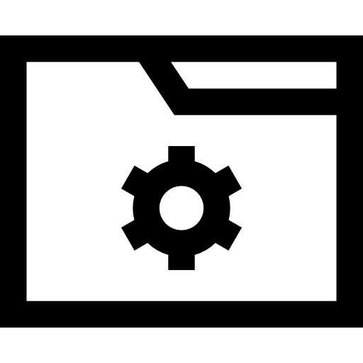 Gears Basic Straight Lineal icon