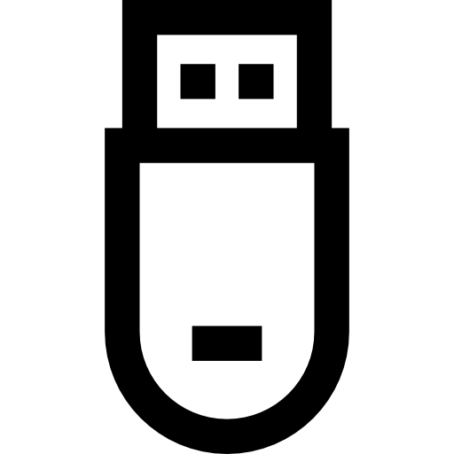 pamiec przenosna Basic Straight Lineal ikona