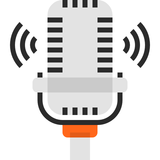 micrófono Maxim Flat Two Tone Linear colors icono