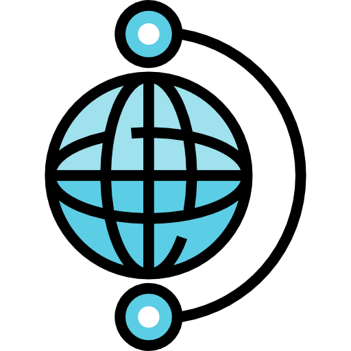 globo terrestre Detailed Straight Lineal color Ícone