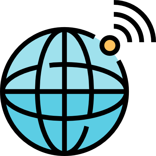 Earth globe Detailed Straight Lineal color icon