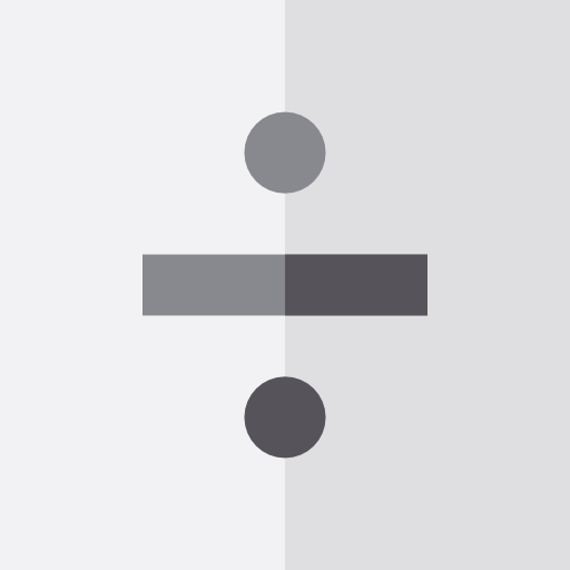 Division Basic Straight Flat icon