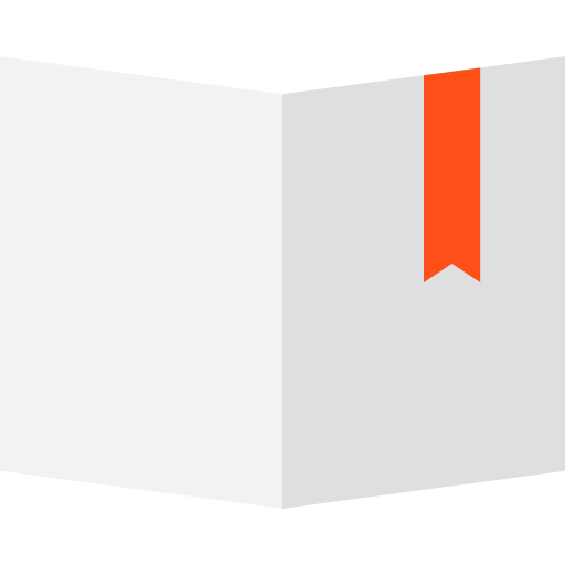 libro abierto Basic Straight Flat icono