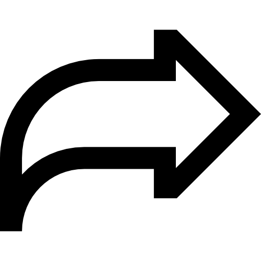 volgende Basic Straight Lineal icoon