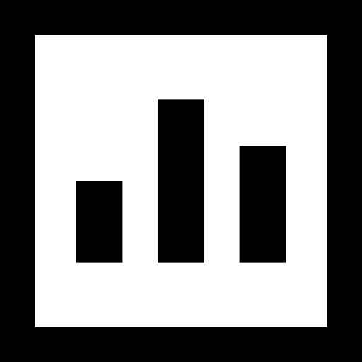 wykres słupkowy Basic Straight Lineal ikona