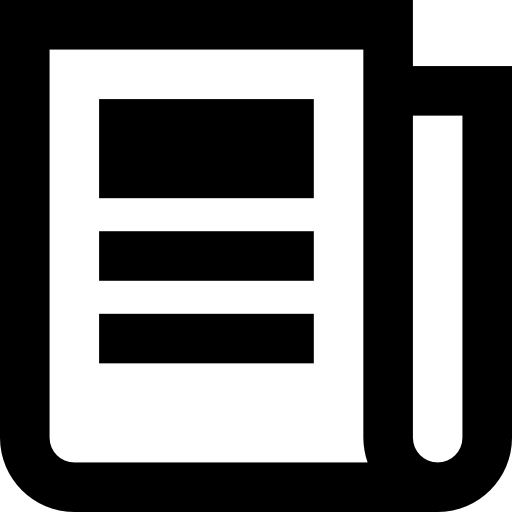 신문 Basic Straight Lineal icon