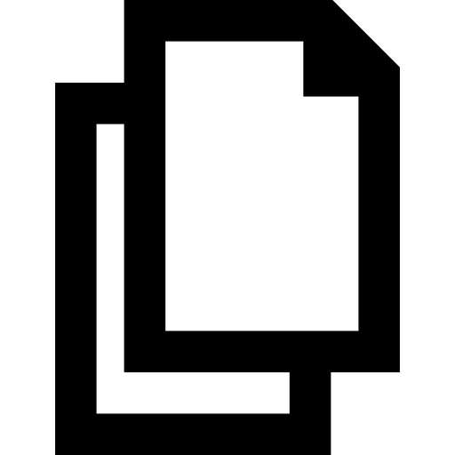 dokumenty Basic Straight Lineal ikona