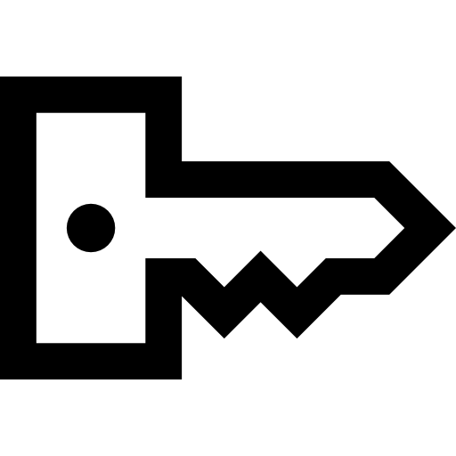 鍵 Basic Straight Lineal icon