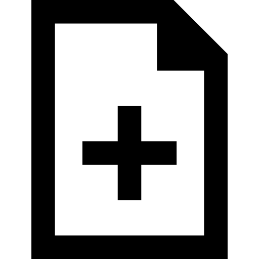 dokument Basic Straight Lineal ikona
