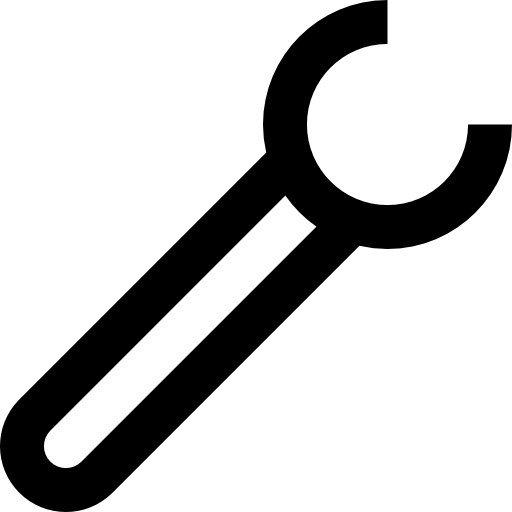 klucz Basic Straight Lineal ikona