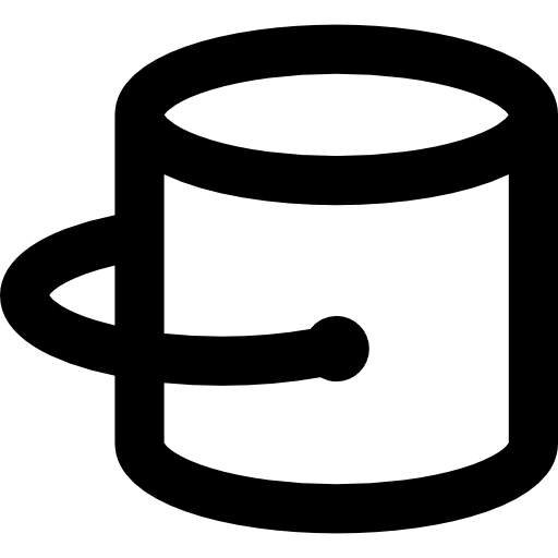 Bucket Basic Straight Lineal icon
