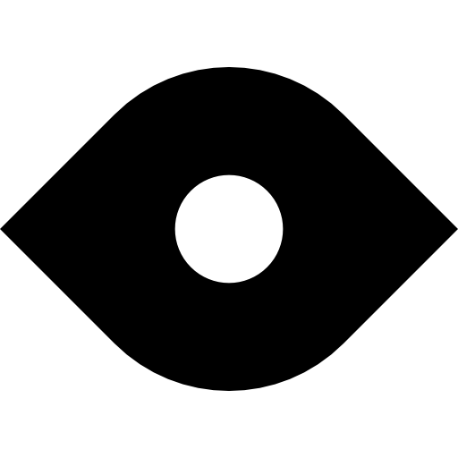 ojo Basic Straight Filled icono