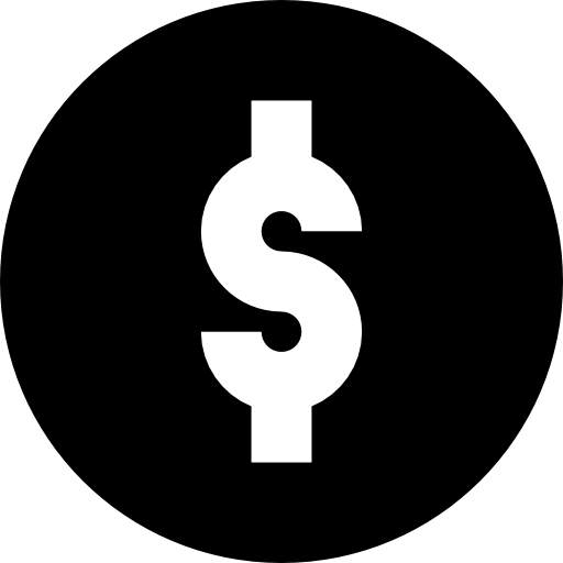 ドル Basic Straight Filled icon