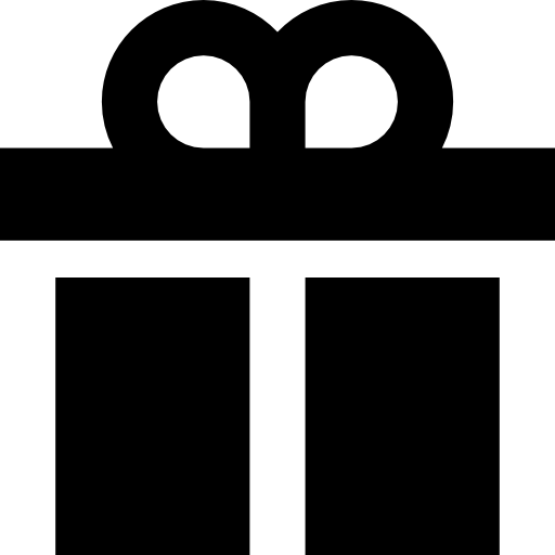 Gift Basic Straight Filled icon