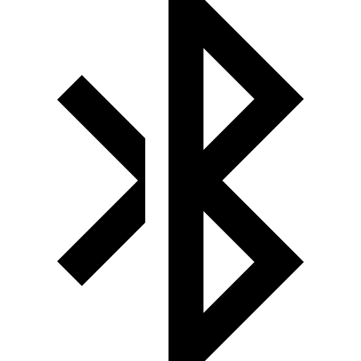 bluetooth Basic Straight Filled icono