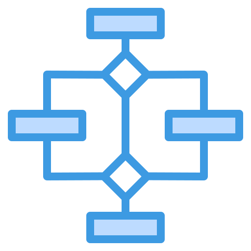 hierarchia Generic Blue ikona