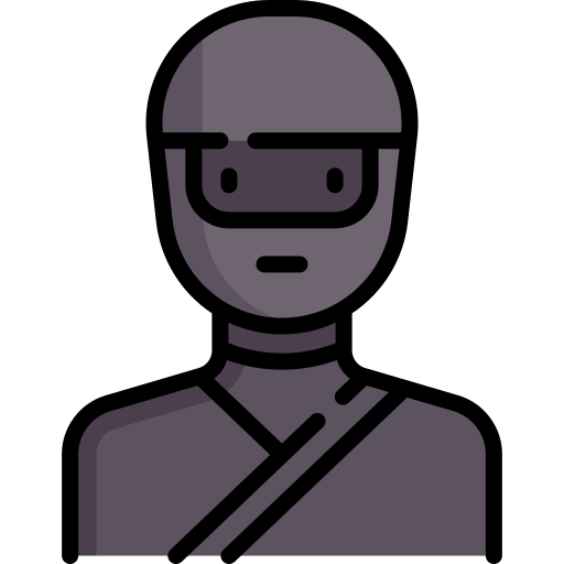 ninja Special Lineal color icono