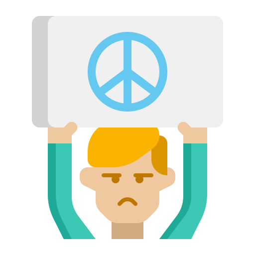 protest Flaticons Flat icoon